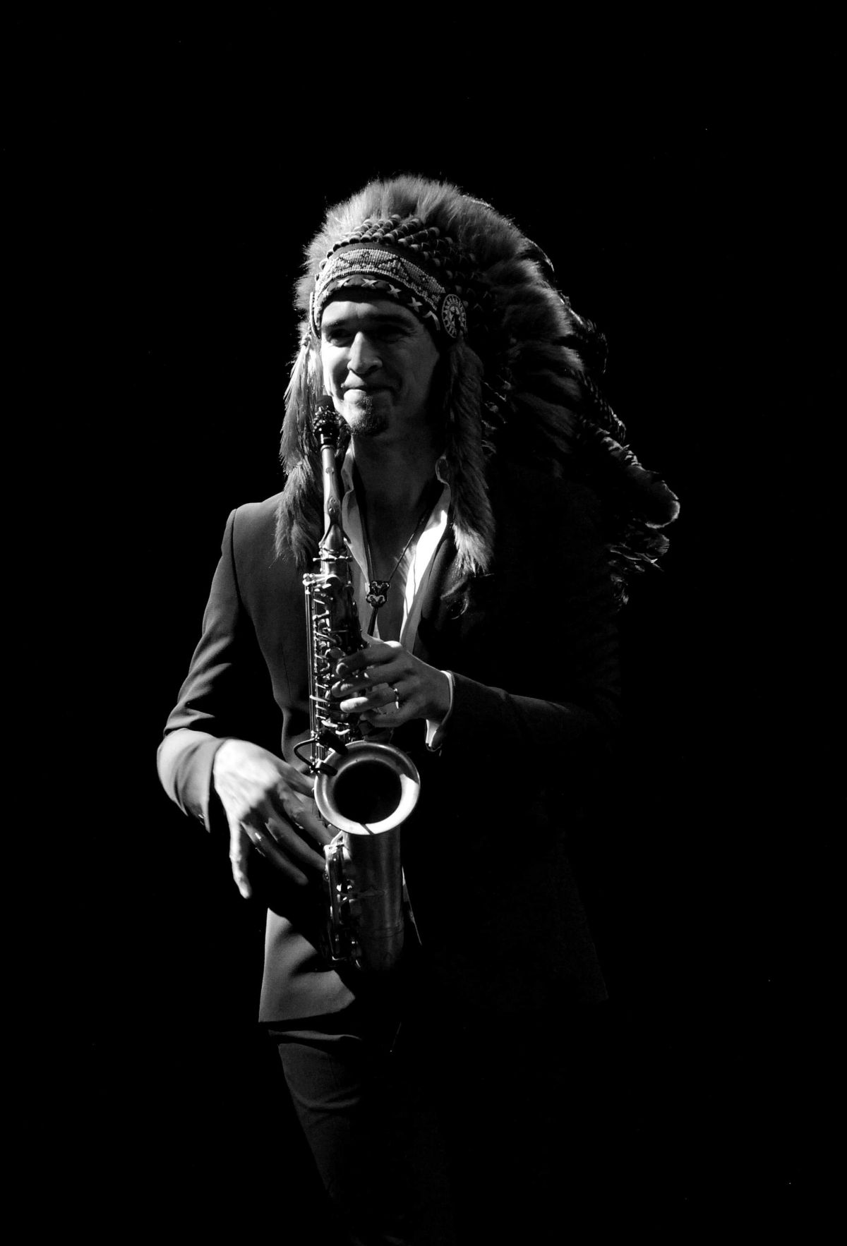 Índio saxofonista | João Carlos Alves de Souza