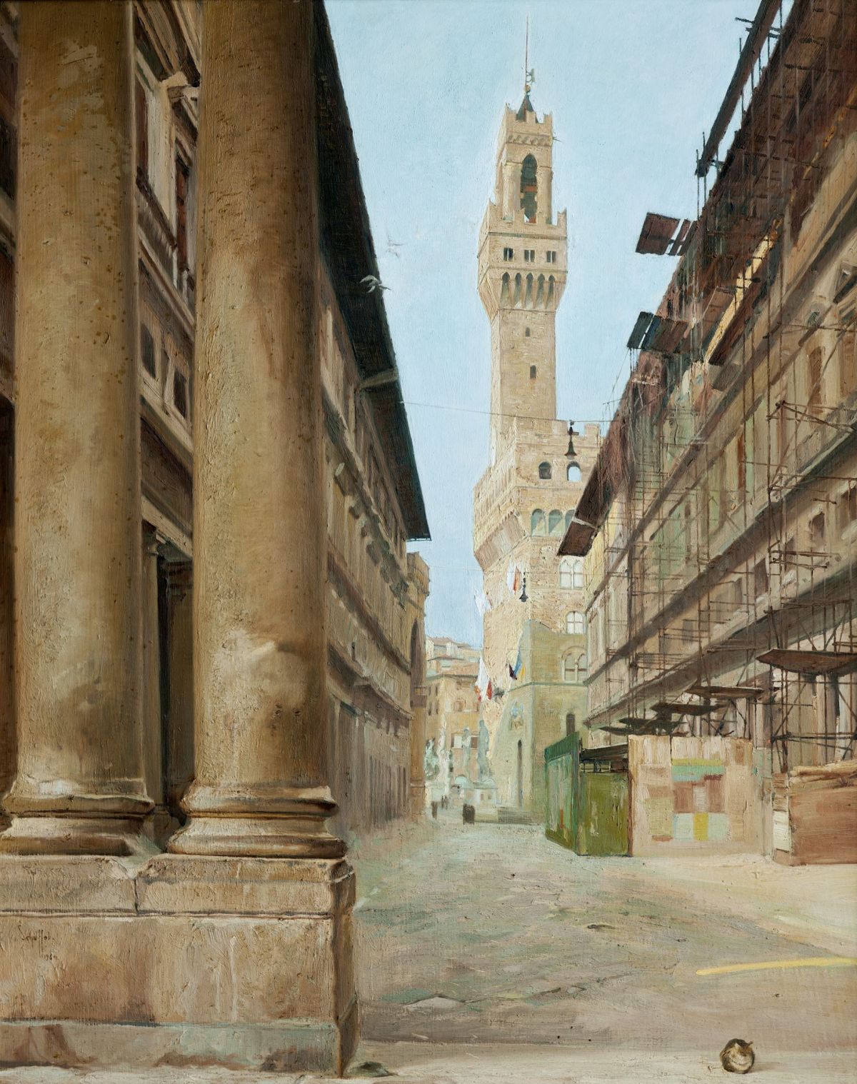 Piazzale Degli Uffizi | Ernesto Frederico Scheffel