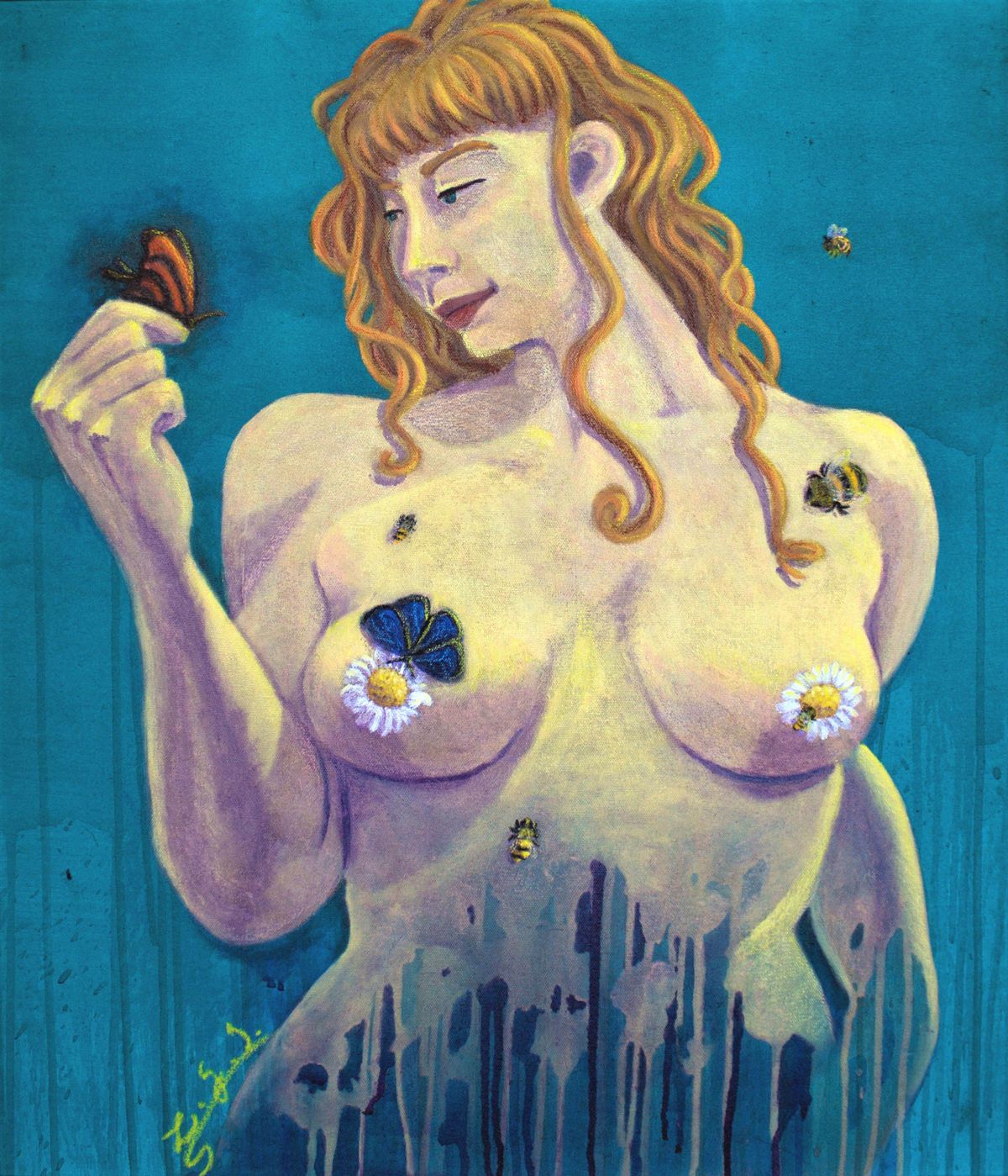 Florescer (pintura) | Leila Groth Ibarra