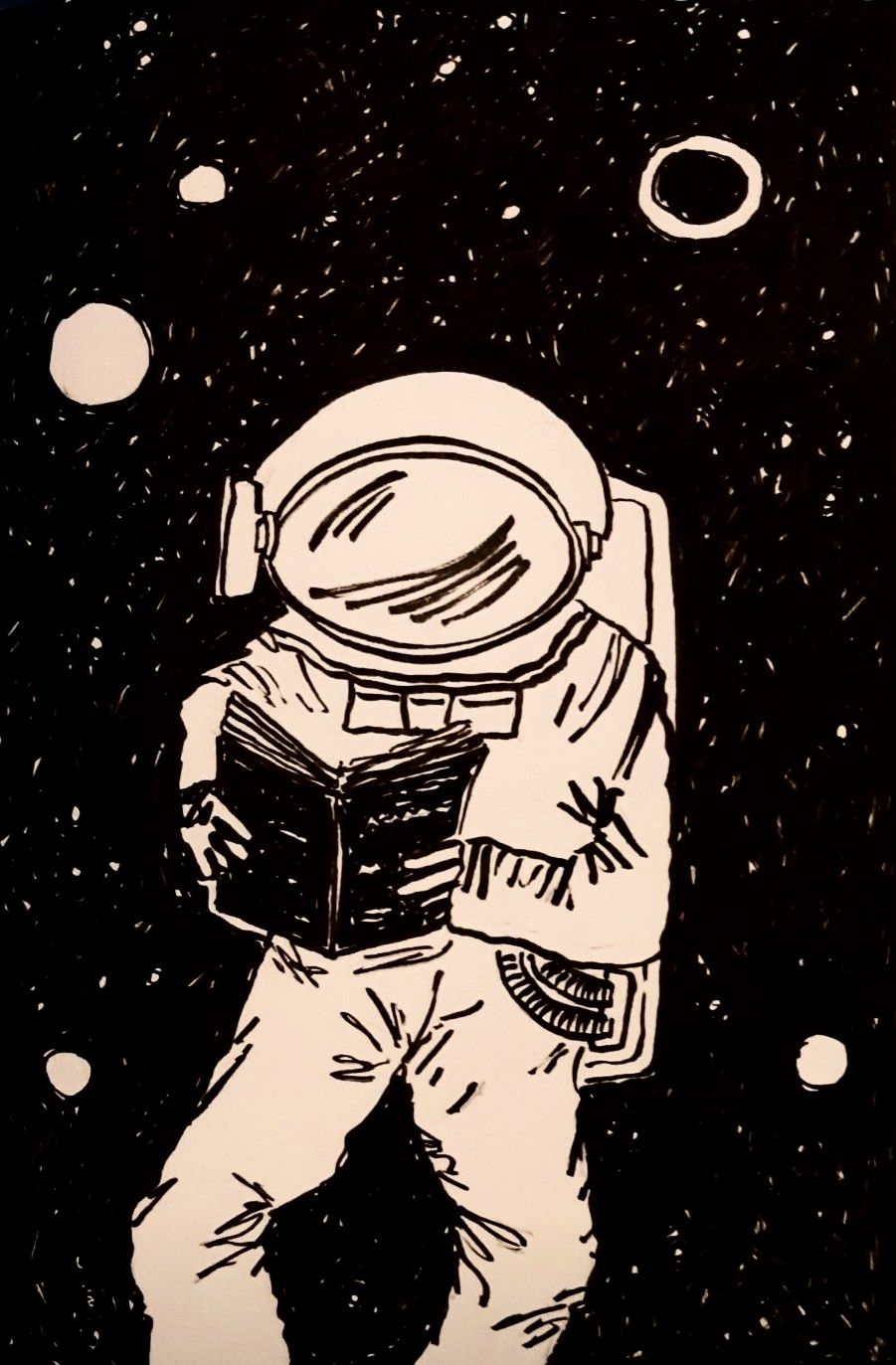 Astronauta leitora | Nina Blauth
